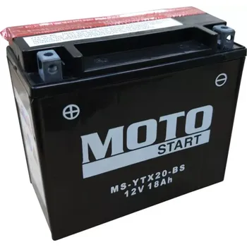 Motobaterie Motostart MS-YTX20-BS motobaterie 12V, 18Ah, 270A