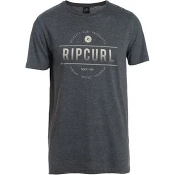 Pánské tričko Tričko Rip Curl ROUNDED SS TEE Dark Marle velikost S