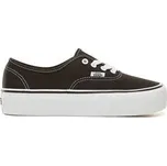 Boty Vans AUTHENTIC PLATFORM Black velikost 40.0