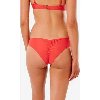 Dámské plavky Plavky Rip Curl CLS SURF ECO CHEEKY PANT Red velikost S