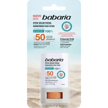 Přípravek na opalování Babaria Opalovací tyčinka na obličej SPF50