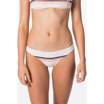 Dámské plavky Plavky Rip Curl LAST WAVE CHEEKY PANT Bone velikost L