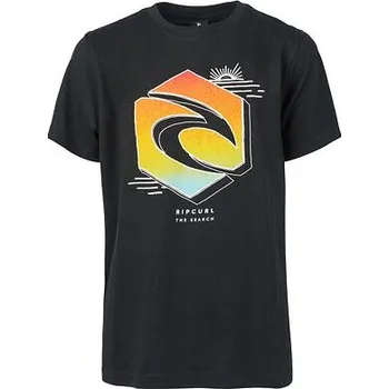 Pánské tričko Tričko Rip Curl GANG PARADISE SS TEE Black velikost 14