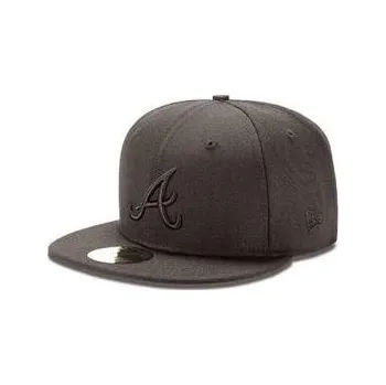 Pokrývka hlavy Kšiltovka New Era 5950 BLACK ON BLACK ATLBRA Black velikost 7 1/2