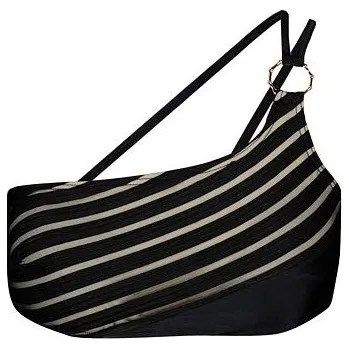 Dámská móda Plavky Barts ALIRA ONE SHOULDER TOP Black velikost 36