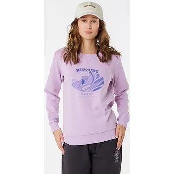 Pánská mikina Mikina Rip Curl RE-ENTRY CREW Lilac velikost XS