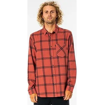 Pánská košile Košile Rip Curl CHECKED OUT L/S FLANNEL Red velikost S
