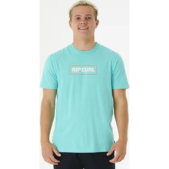 Pánská móda Tričko Rip Curl BIG MUMMA ICON TEE Aqua velikost S