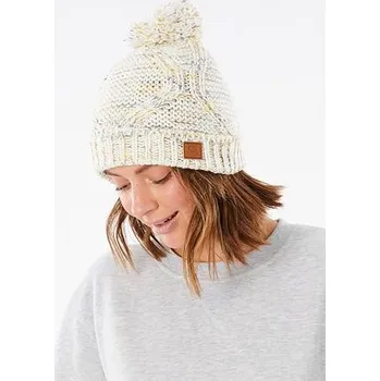 Čepice Zimní čepice Rip Curl FLECKER POM-POM BEANIE Bone velikost O/S