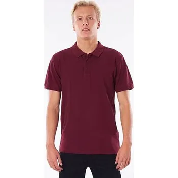Pánské tričko Tričko Rip Curl FADED POLO Maroon velikost XL