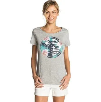 Tričko Rip Curl HIBISCUS BEACH TEE Cement Marle velikost XS