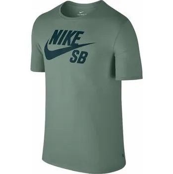 Pánské tričko Tričko Nike SB LOGO T-SHIRT Clay Green/Deep Jungle velikost XL