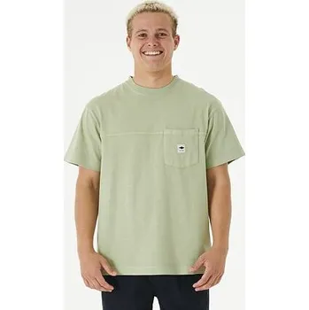 Pánská móda Tričko Rip Curl QUALITY SURF PRODUCTS PKT TEE Sage velikost XXL