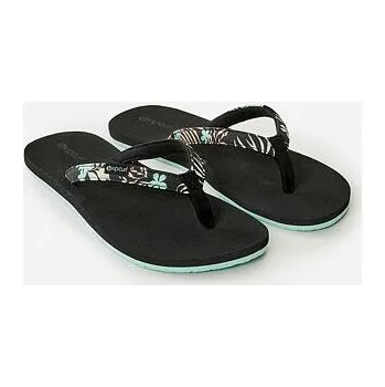 Dámské žabky žabky Rip Curl FREEDOM BLOOM OPEN TOE Black/Blue velikost 38.0