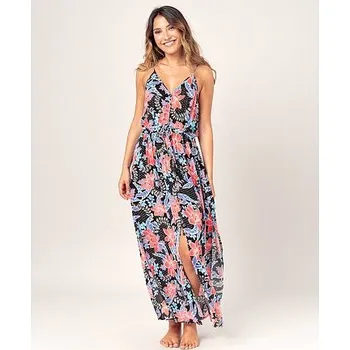 Dámské šaty šaty Rip Curl STILL IN PARADISE DRESS Black velikost XL