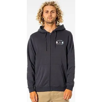 Pánská mikina Mikina Rip Curl D'AMS ZIP THRU HOOD Washed Black velikost XXL