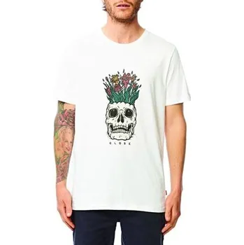 Pánské tričko Tričko Globe MIND GAMES TEE White velikost L