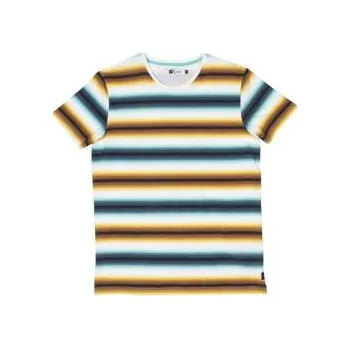Tričko Rip Curl ESSENTIAL STRIPES TEE Optical White velikost S