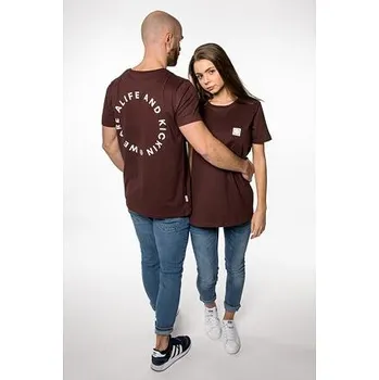 Pánské tričko Tričko Alife and Kickin LOGOAK Puce velikost L