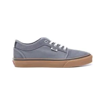Pánská móda Boty Vans CHUKKA LOW Pewter/White velikost 46.0