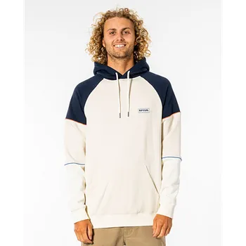 Pánská mikina Mikina Rip Curl SURF REVIVAL PANEL HOOD Bone velikost XXL