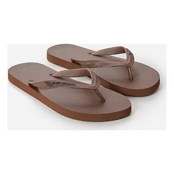 Dámské žabky žabky Rip Curl BRAND LOGO BLOOM OPEN TOE Dusted Chocolat velikost 45.0