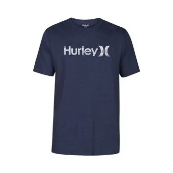 Pánské tričko Tričko Hurley ONE & ONLY PUSH THROUGH Obsidian velikost M