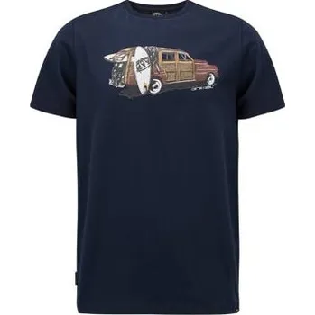 Pánské tričko Tričko Animal WOODY Total Eclipse Navy velikost M