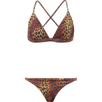 Dívčí plavky Plavky Barts PEBBLY TRIANGLE Terra velikost 164