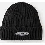 Zimní čepice Rip Curl PREMIUM SURF SHALLOW BEANIE Black velikost O/S