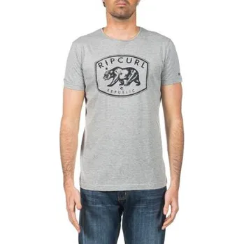 Pánské tričko Tričko Rip Curl CALI BEAR S/S TEE Beton Marle velikost XL