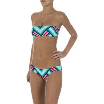 Dámské plavky Plavky Rip Curl SUMMER HAZE BANDEAU SET Teal velikost M