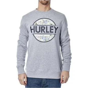 Pánská mikina Mikina Hurley KUSTOM CREW Heather Grey velikost M