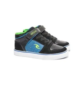 Chlapecké tenisky Boty Rip Curl LEDGE MID KIDS Black/Blue velikost 38.0