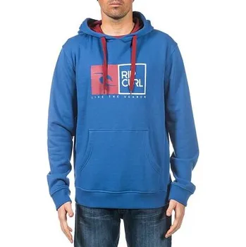 Pánské oblečení Mikina Rip Curl RIPAWATU POP OVER FLEECE True Navy velikost S