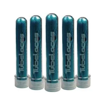 Tkaničky do bot Tkaničky Tubelaces SILVER FLAT Ocean velikost 90