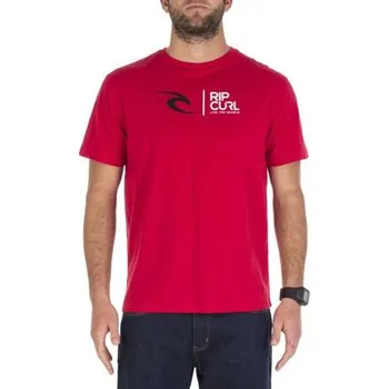 Pánské tričko Tričko Rip Curl FRESH RIPA SS TEE Tango Red velikost XL