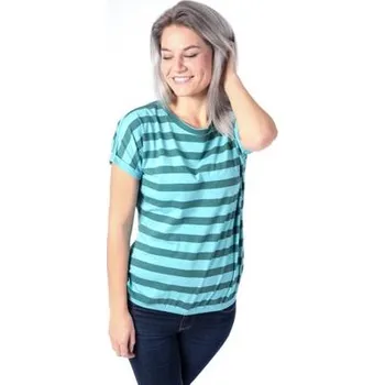 Pánské tričko Tričko Alife and Kickin SUN A Teal Stripes velikost XS