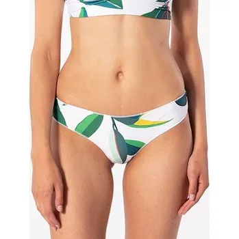 Dámské plavky Plavky Rip Curl PALM BAY CHEEKY PANT White velikost M