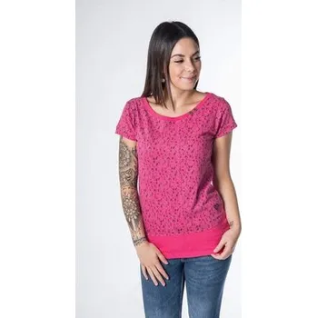 Pánské tričko Tričko Alife and Kickin COCO Fuchsia Aop velikost XS