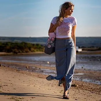 Dámské oblečení Sukně Animal DAYDREAMER Chambray Blue velikost 12