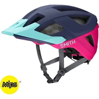 Cyklistická přilba Cyklistická helma Smith SESSION MIPS Matte Indigo Peony Iceb velikost S