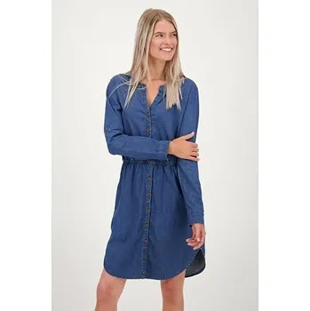 Dámské šaty šaty Alife and Kickin HANNAHAK Dark Denim velikost XS