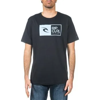 Tričko Rip Curl RIPAWATU LOGO S/S TEE Black velikost L