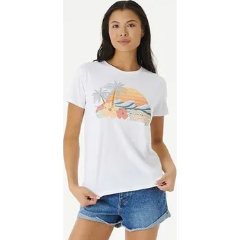 Tričko Rip Curl LOW TIDE STANDARD TEE White velikost XS