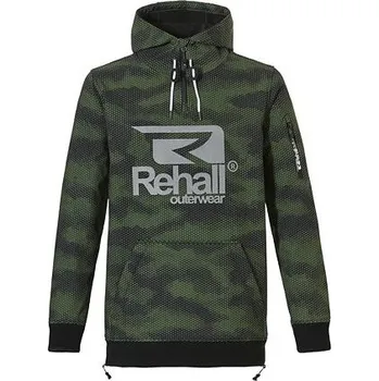 Pánská casual bunda Bunda Rehall JEFF Honeycomb Camo Cess Green velikost XL