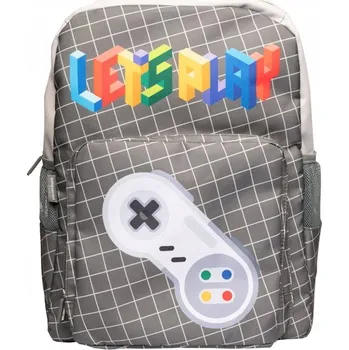 Školní batoh Gameration - Školní batoh Retro (šedý)