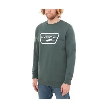 Pánská mikina Mikina Vans FULL PATCH CREW Darkest Spruce velikost L