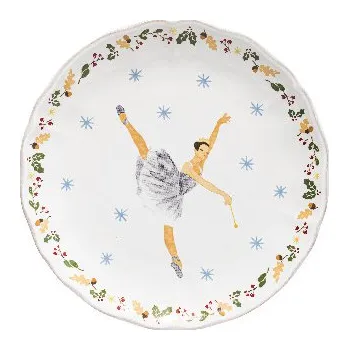 Talíř Talíř dezertní 21cm, THE NUTCRACKER, Sugar Plum Fairy (DOPRODEJ) (balení)|Casafina by Costa Nova
