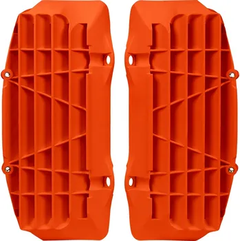žaluzie chladiče KTM, RTECH (neon oranžové, pár)